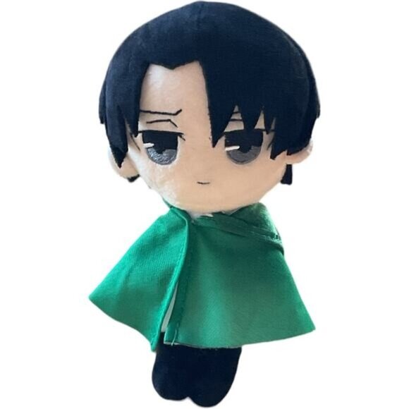 Levi Ackerman Attack on Titan Plush Doll Stuffed Anime Toy 7" - Picture 1 of 3